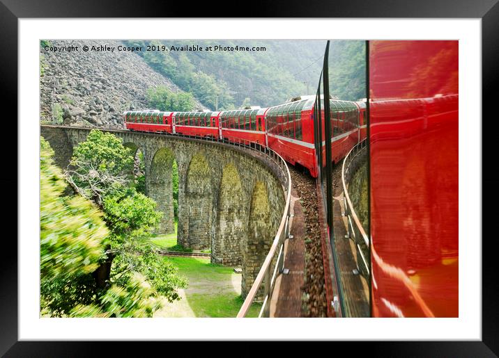Viaduct. Framed Mounted Print by Ashley Cooper