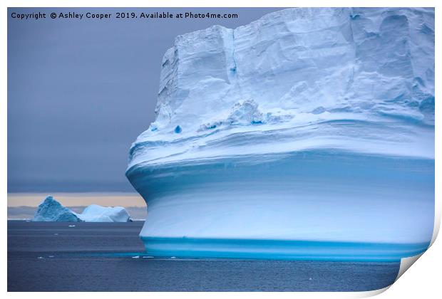 Blue berg. Print by Ashley Cooper