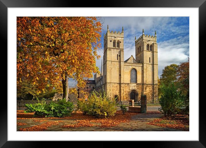 Worksop Priory                       Framed Mounted Print by Darren Galpin