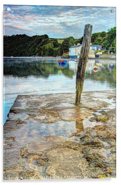 Wear Quay in Devon Acrylic by Dave Bell