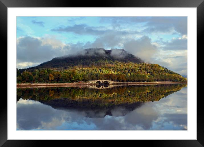 Autumn on Loch Shira Framed Mounted Print by Rich Fotografi 