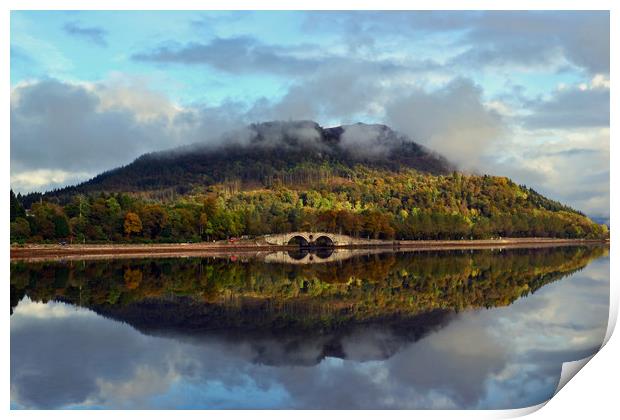 Autumn on Loch Shira Print by Rich Fotografi 