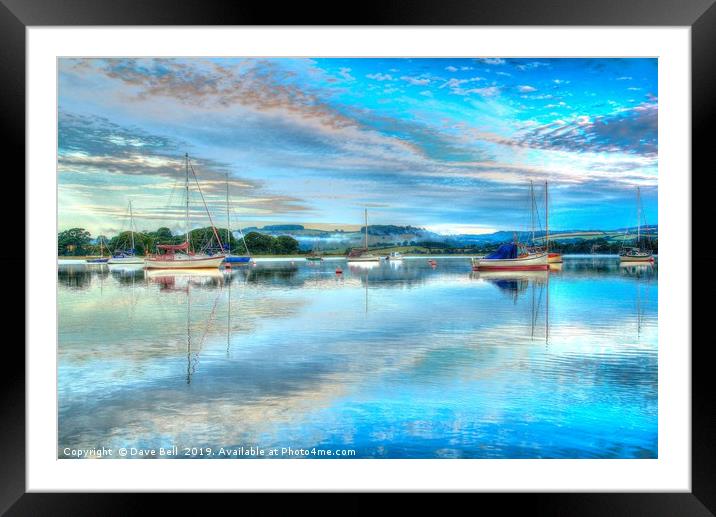 Tamar River Early Morn Framed Mounted Print by Dave Bell