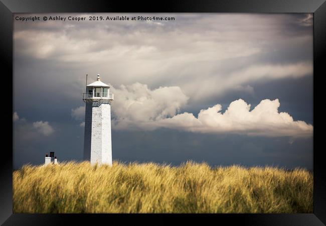 Walney Lighthouse Framed Print by Ashley Cooper