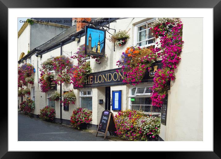 The London Inn, Padstow, Cornwall Framed Mounted Print by David Birchall