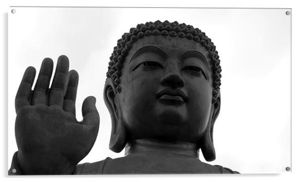 Buddha Acrylic by Thomas Stroehle