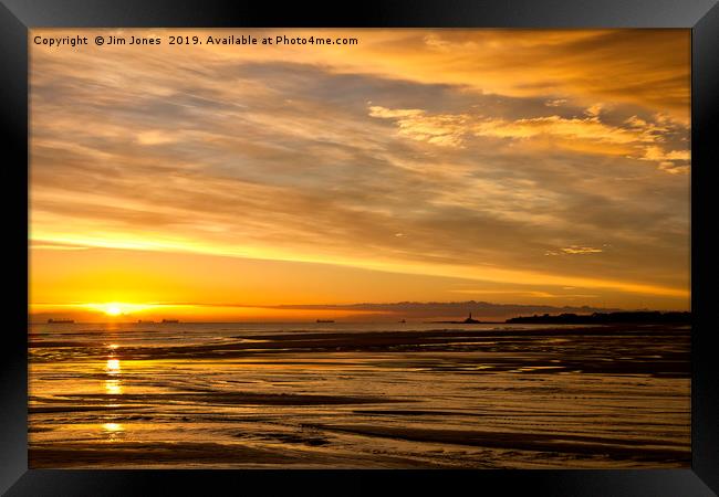 November in Northumberland Framed Print by Jim Jones