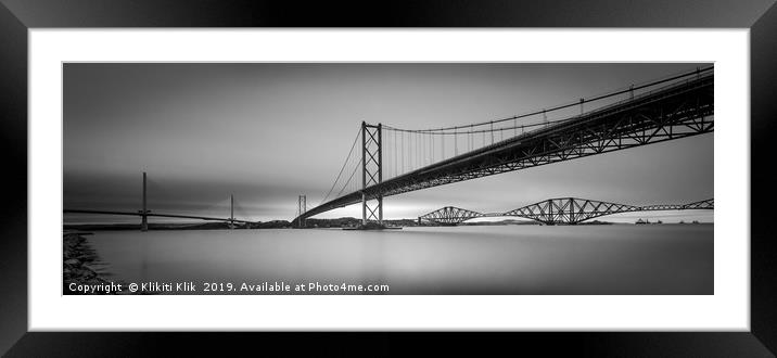 South Queensferry Framed Mounted Print by Angela H