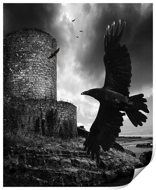Dark Bastion Print by Brian Beckett