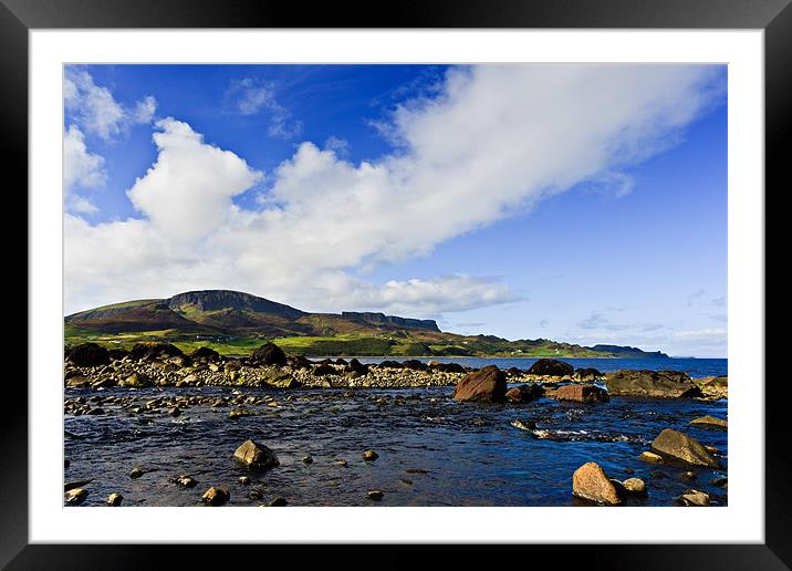 Trotternish Ridge, Isle of Skye. Scotland Framed Mounted Print by David Lewins (LRPS)