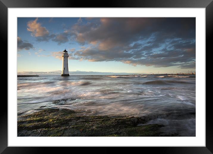 New Brighton Lighthouse Framed Mounted Print by Steve Glover