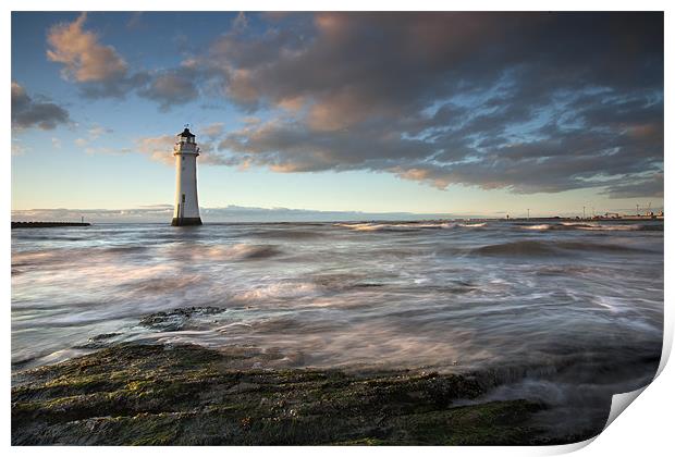 New Brighton Lighthouse Print by Steve Glover