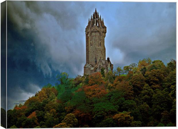 The Wallace Monument, Scotland Canvas Print by Aj’s Images