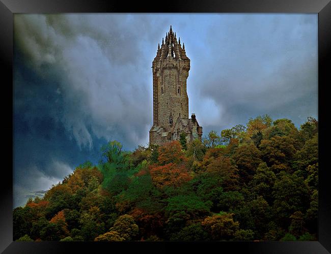 The Wallace Monument, Scotland Framed Print by Aj’s Images