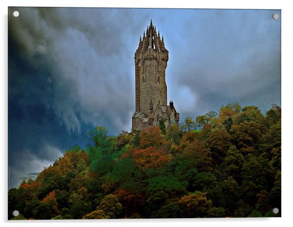 The Wallace Monument, Scotland Acrylic by Aj’s Images