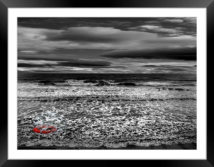 Lost at Sea Framed Mounted Print by Brian Beckett