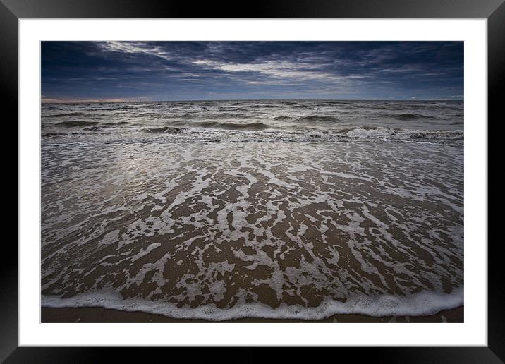 Sunset Waves Framed Mounted Print by S Fierros