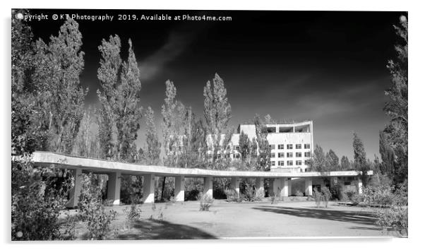 Deserted - Atomic City Acrylic by K7 Photography
