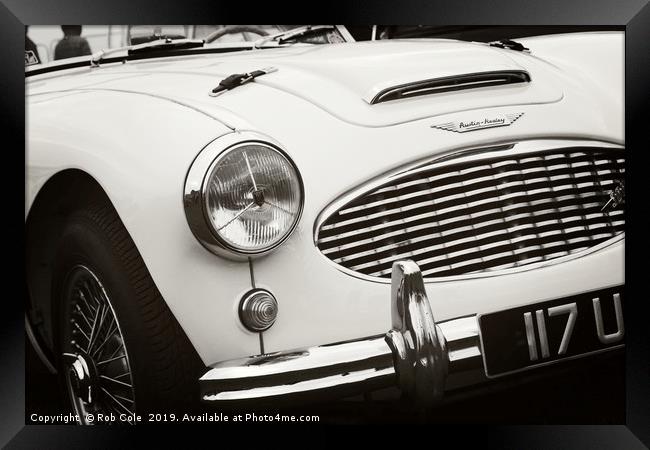 Austin Healey Classic Sports Car Front Framed Print by Rob Cole