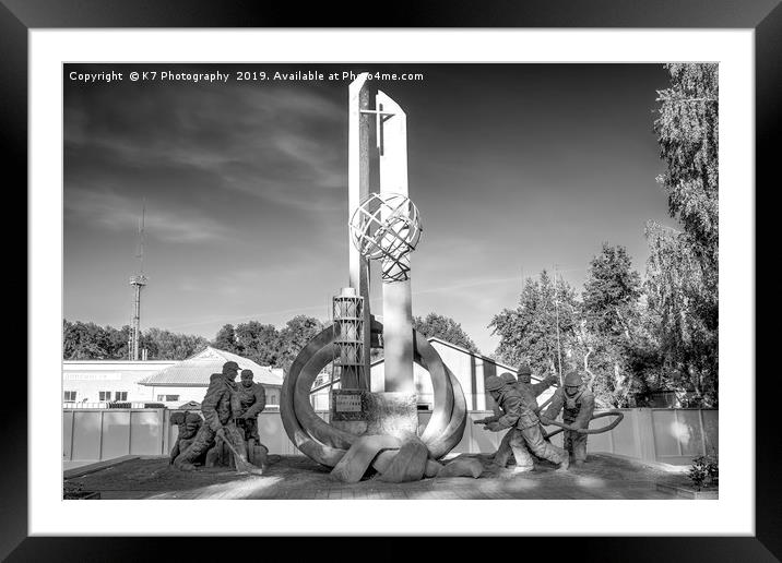 The Monument to Those Who Saved the World  Framed Mounted Print by K7 Photography