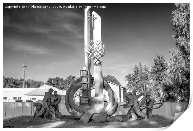 The Monument to Those Who Saved the World  Print by K7 Photography