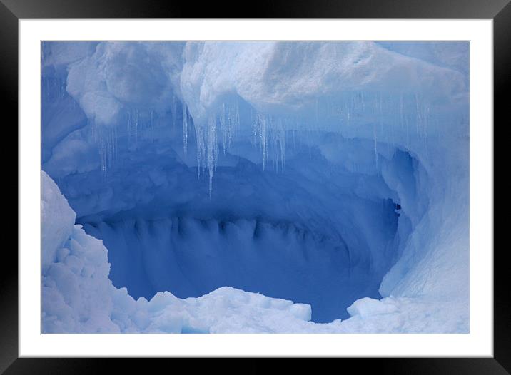 Ice crystals 3 Framed Mounted Print by Ruth Hallam