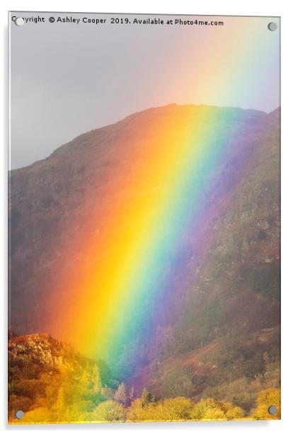 Rainbow. Acrylic by Ashley Cooper