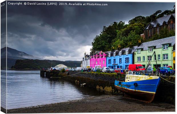 Portree Canvas Print by David Lewins (LRPS)