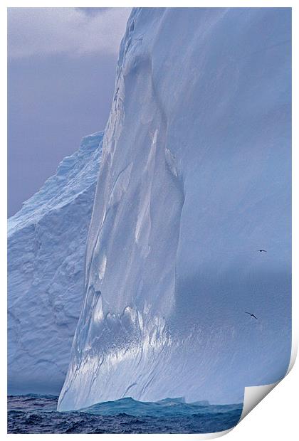 Iceberg in Drake Passage 7 Print by Ruth Hallam