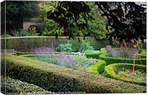 A Garden to Dream For Canvas Print by Heather Goodwin