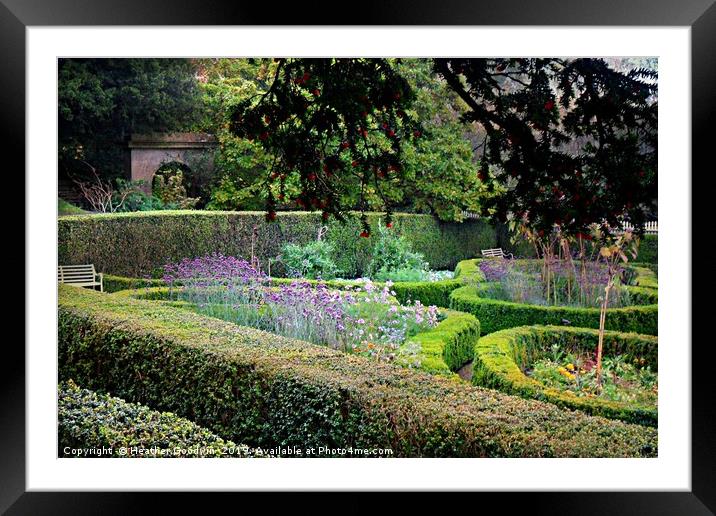 A Garden to Dream For Framed Mounted Print by Heather Goodwin