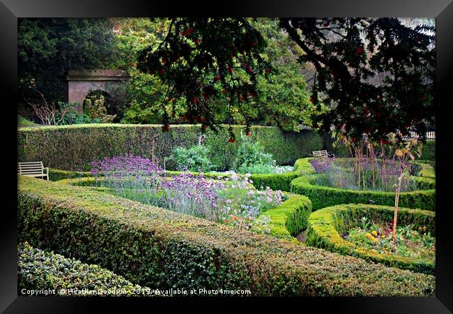 A Garden to Dream For Framed Print by Heather Goodwin