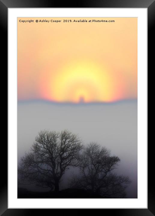 Brocken Spectre. Framed Mounted Print by Ashley Cooper