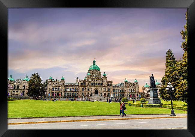 Early Morning In Victoria Framed Print by Darryl Brooks