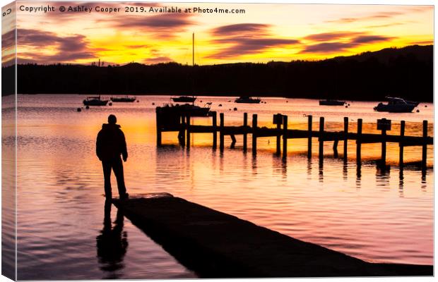 Jetty. Canvas Print by Ashley Cooper