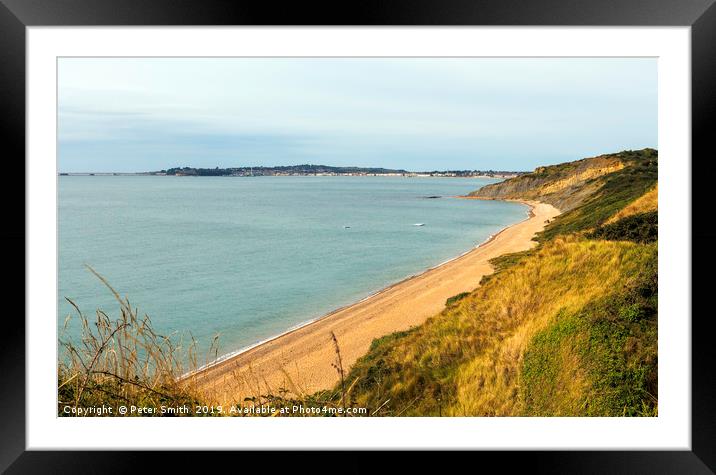 Osmington Bay Dorset Framed Mounted Print by Peter Smith