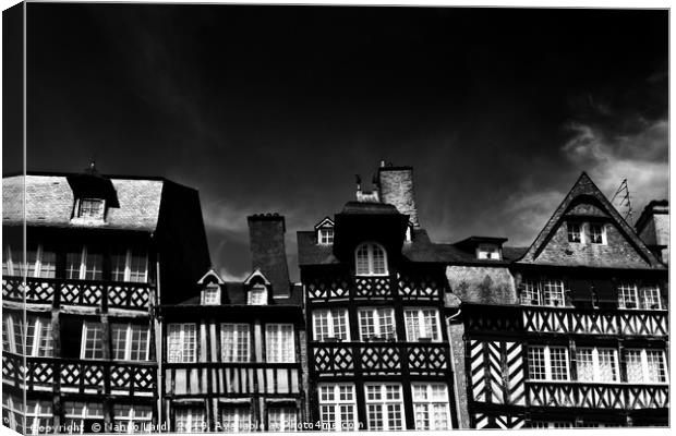 Crooked Rennes Canvas Print by DiFigiano Photography