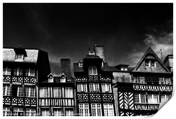 Crooked Rennes Print by DiFigiano Photography