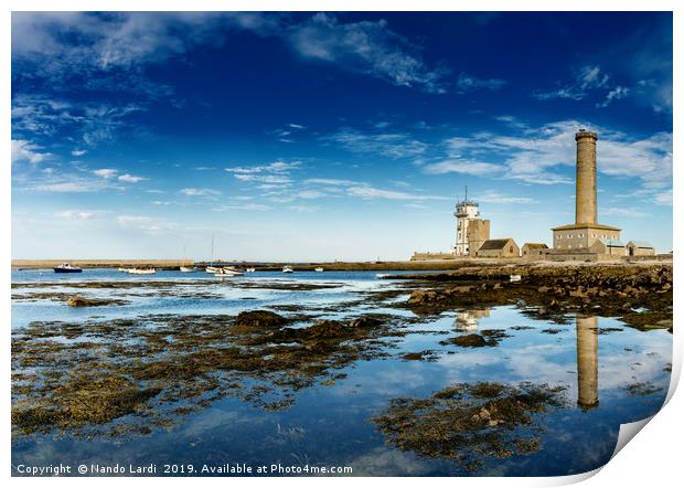 Eckmuehl Lighthouse Print by DiFigiano Photography