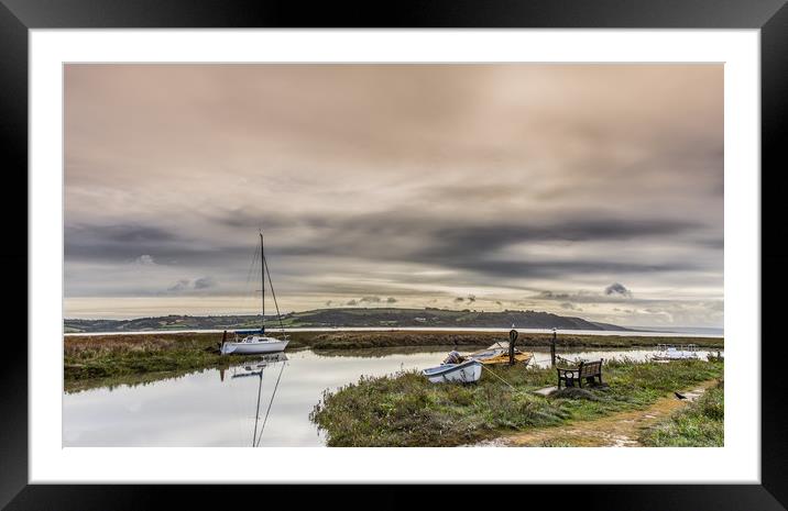 Early morning at Laugharne Framed Mounted Print by paul holt