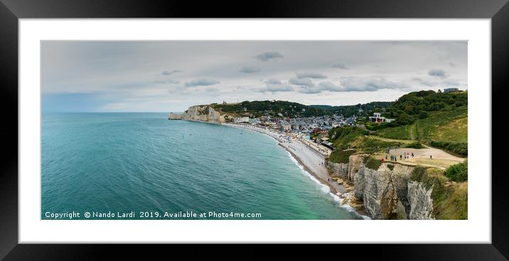 The Cliffs Of Etretat Framed Mounted Print by DiFigiano Photography