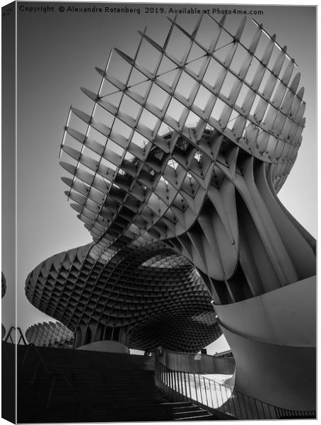 Space Metropol Parasol, Seville Canvas Print by Alexandre Rotenberg