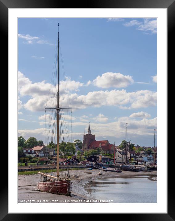 Maldon Town Framed Mounted Print by Peter Smith