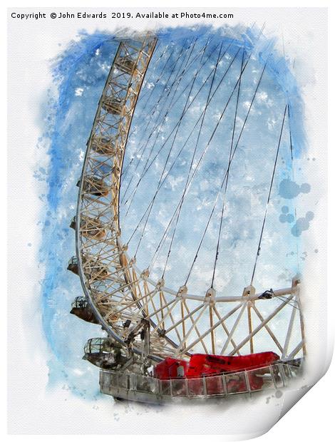 Eye in the Sky Print by John Edwards