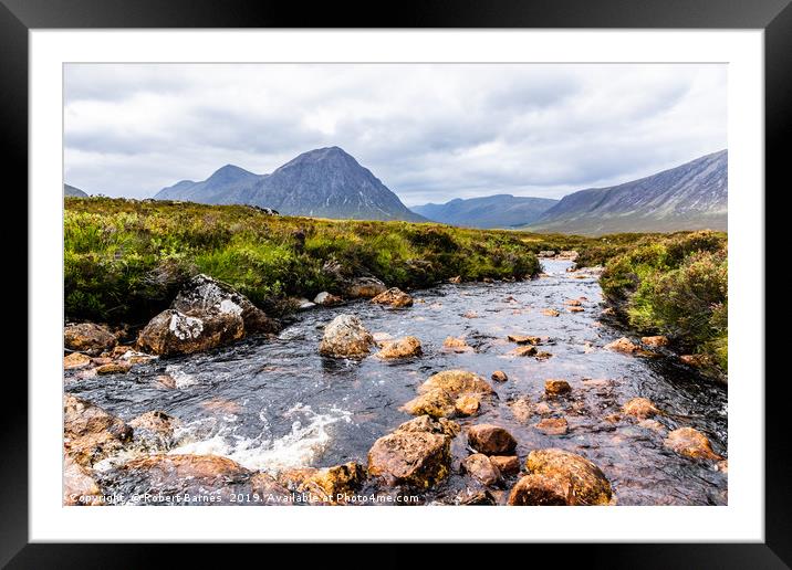 River Etive, Scotland Framed Mounted Print by Lrd Robert Barnes