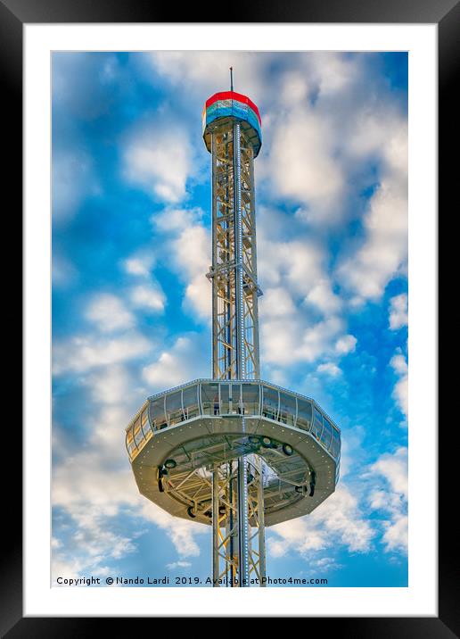 City Skyliner Framed Mounted Print by DiFigiano Photography