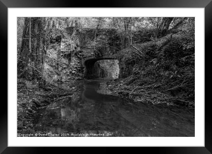 Bridge to Upper Forge  Framed Mounted Print by David Tinsley