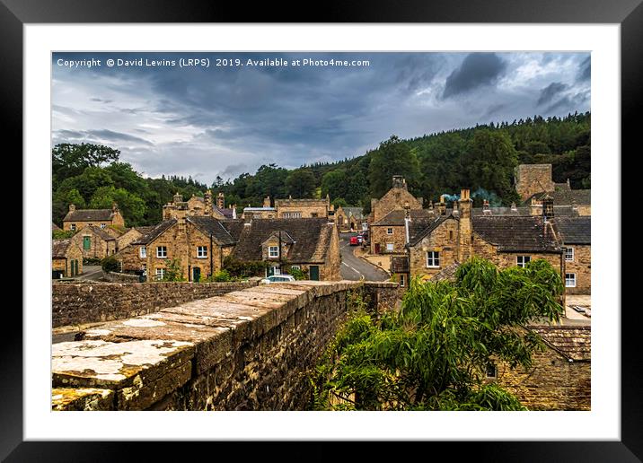 Blanchland Framed Mounted Print by David Lewins (LRPS)