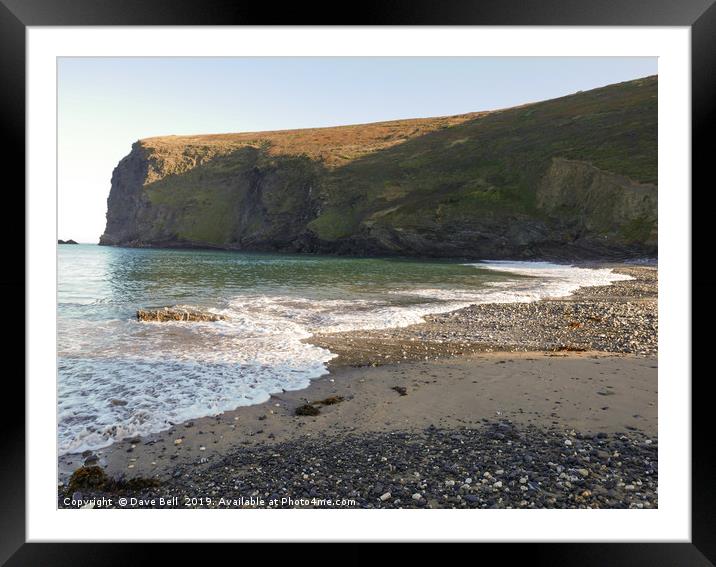 Crackington Haven Framed Mounted Print by Dave Bell