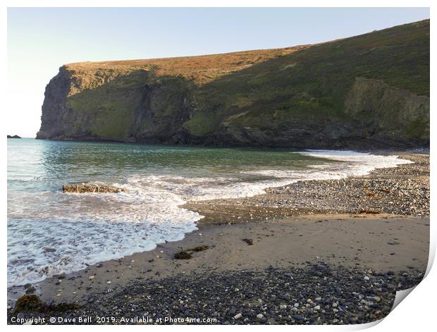 Crackington Haven Print by Dave Bell